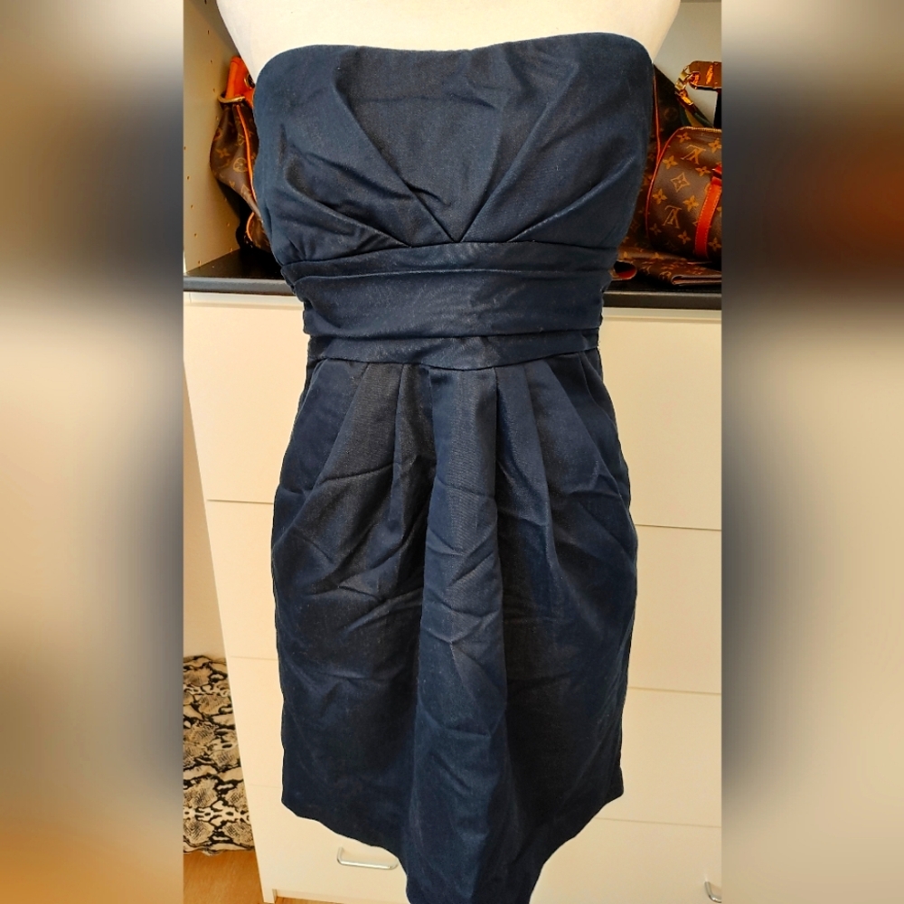 Summer is here!! Strapless fitted mini dress
